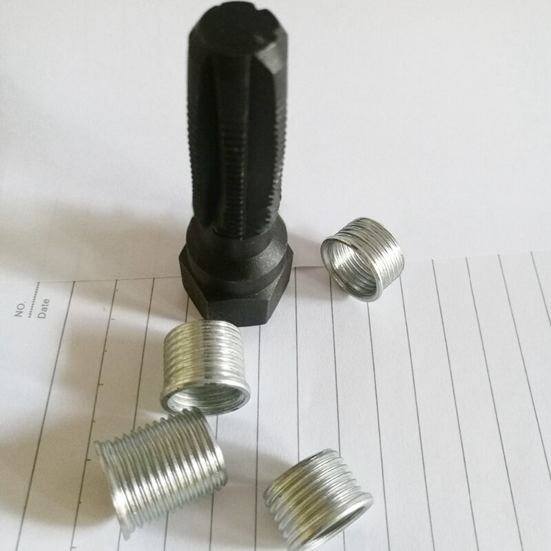 14mm Spark Plug Thread Repair Kit Rethread Tool Kit Reamer Tap M14x1.25