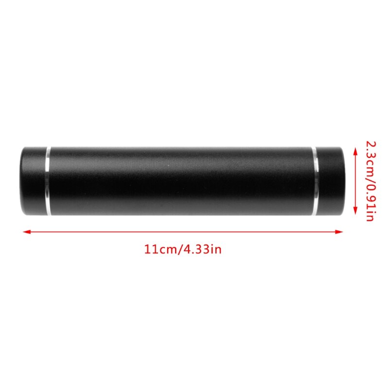 11*2.3cm 18650 Batterij DIY Power Bank Box Met 3-Mode Koel Licht LED Zaklamp USB Charger voor Smart Telefoon