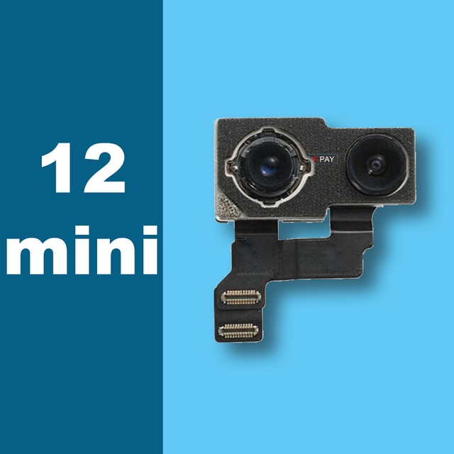 Original rear camera for iphone 7 8 x xr xs max 11pro 12 pro large rear camera flexible cable replacement for iphone x camera: rear camera 12Mini