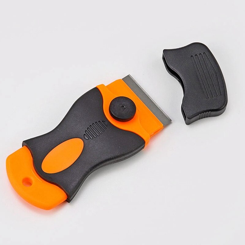 Window Glass Sticker Cleaning Razor Scraper Ceramic Razor Blades Car Tint Oven Vinyl Wrap Glue Squeegee Remover Cleaner Tool: D
