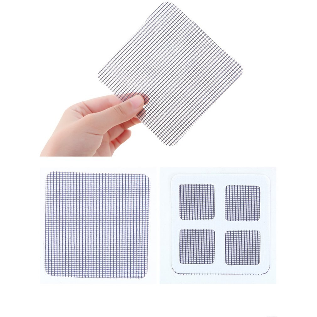 3 Stks/set Fly Mosquito Deur Window Net Mesh Screen Gordijn Netting Patch Repareren Gebroken Gaten Sticker Mesh Sticky Draden Patches