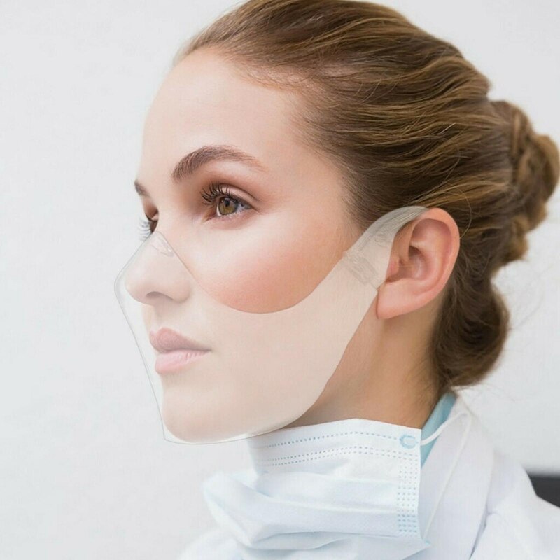Neue Kunststoff transparent Maske Anti Nebel Gastronomie Lebensmittel Hotel Koch Kellner Kunststoff Küche Restaurant Masken Küche Werkzeuge Reiten Maske