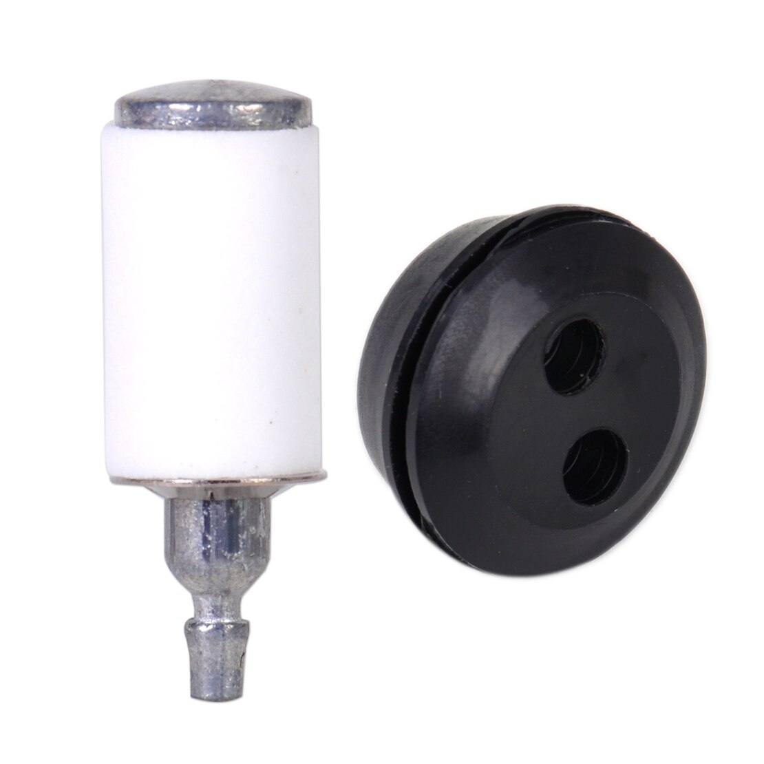 Letaosk novo filtro de combustível gás com 2 buraco linha grommet apto para husqvarna weedeater craftsman motosserra trimmer