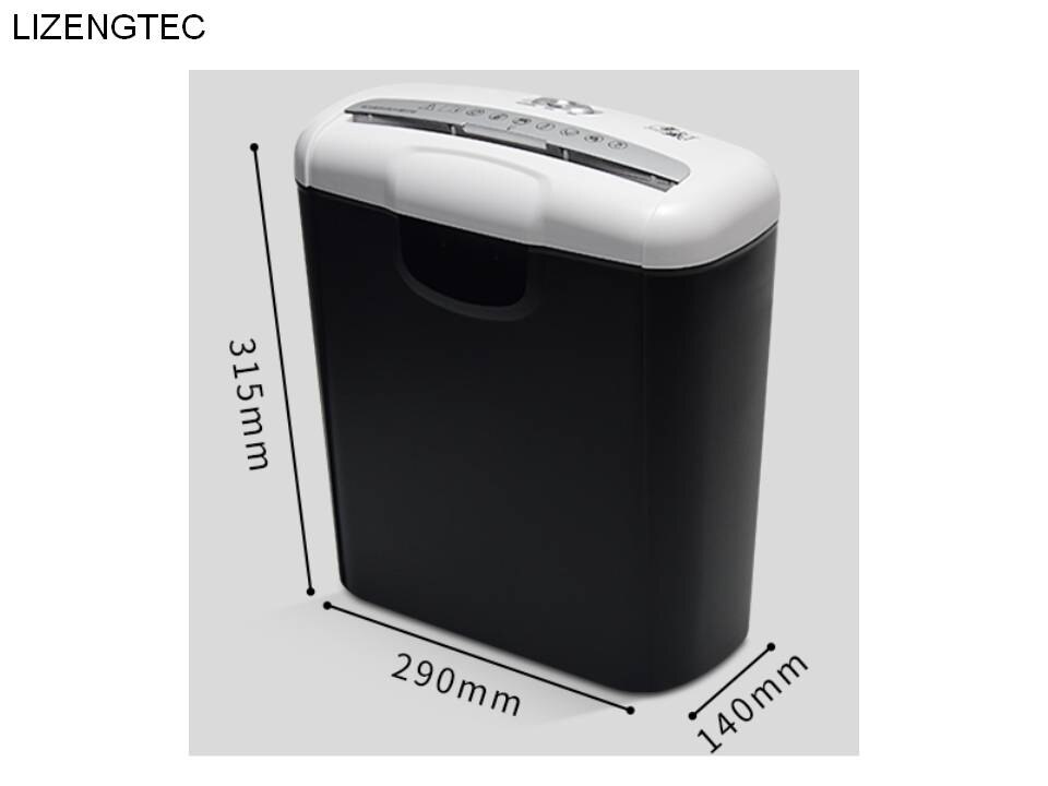 Lizengtec Multi-Functionele A4 Elektriciteit Papiervernietiger 2 Niveau Geheimhouding 6Mm