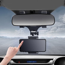 Universele Telefoon Houder Auto Mount Achteruitkijkspiegel Aanpassing 48-90 Mm Abs