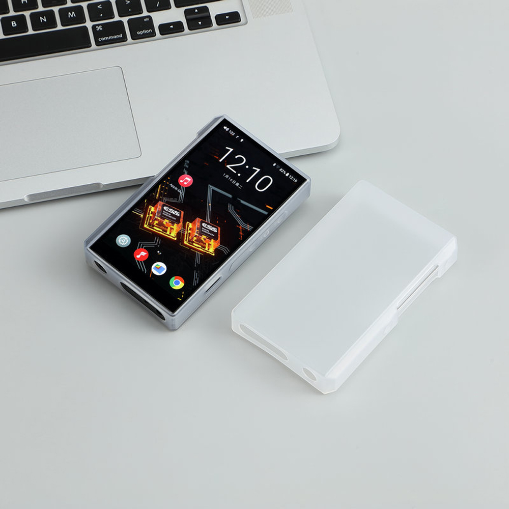 Bunte weiche tpu klare matte schutzhülle haut hülle für fiio m11s: Licht Grau