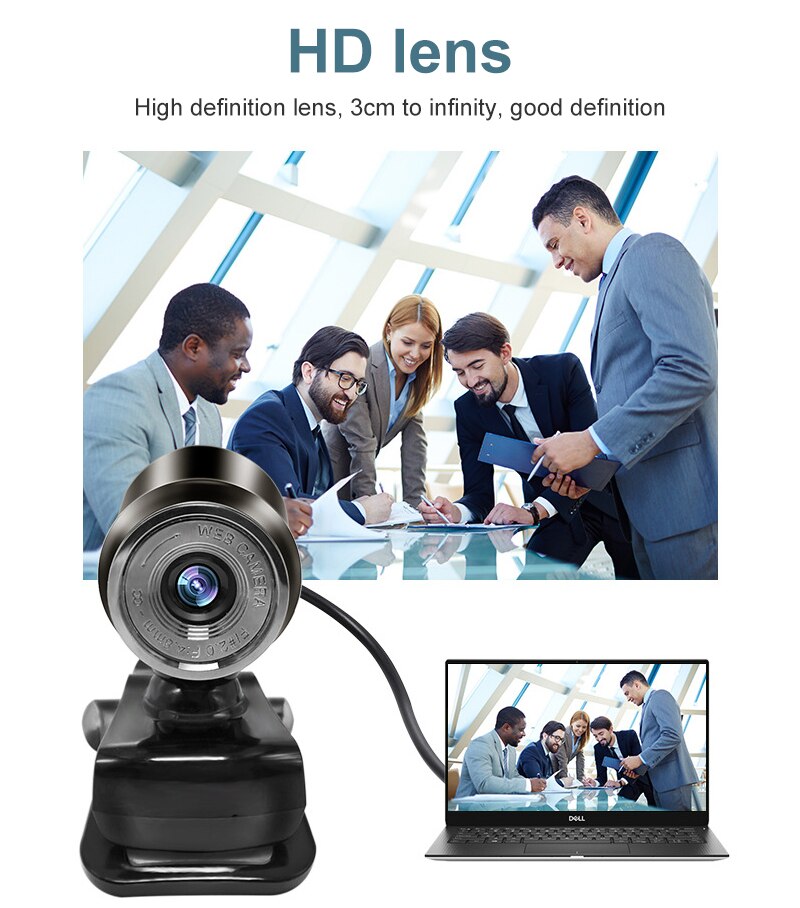 Webcam Usb Computer Driver-Gratis Webcam Met Ingebouwde Geluid Absorberende Microfoon Full Hd Cam Voor Pc computer Live Video