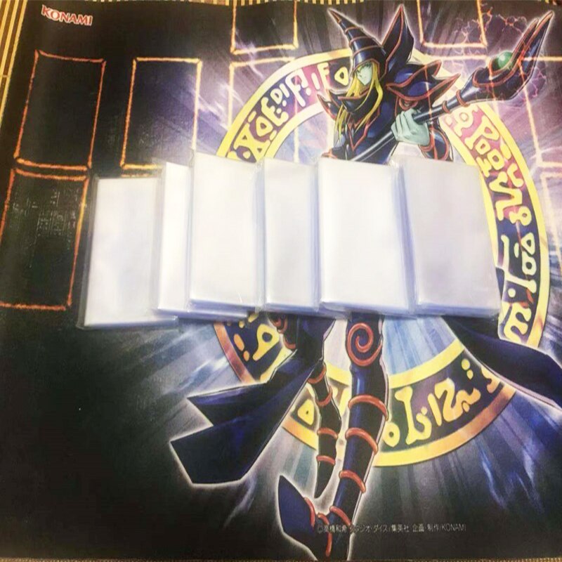 100PCS/lot 61*85mm Transparent Card Protector for Board Games Cards Gathering Card Sleeves