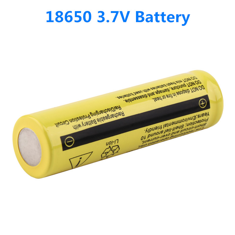 Batterie lithium-ion rechargeable, 18650 V, 3.7 mAh, pour lampe torche Led, 1-20 pièces/lot, , 9900