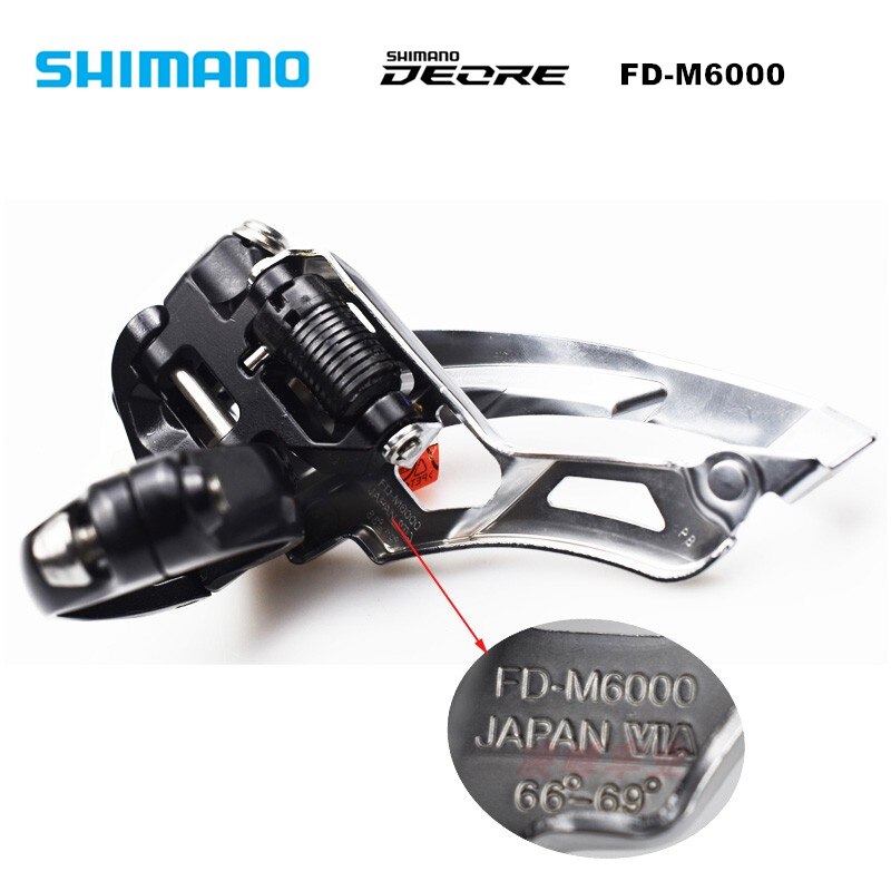 Shimano Deore M6000 Mtb Derailleurs Fd M6000 Fiets Voorderailleur 3X10 Speed FD-M6000 Mountainbike Derailleur 34.9mm