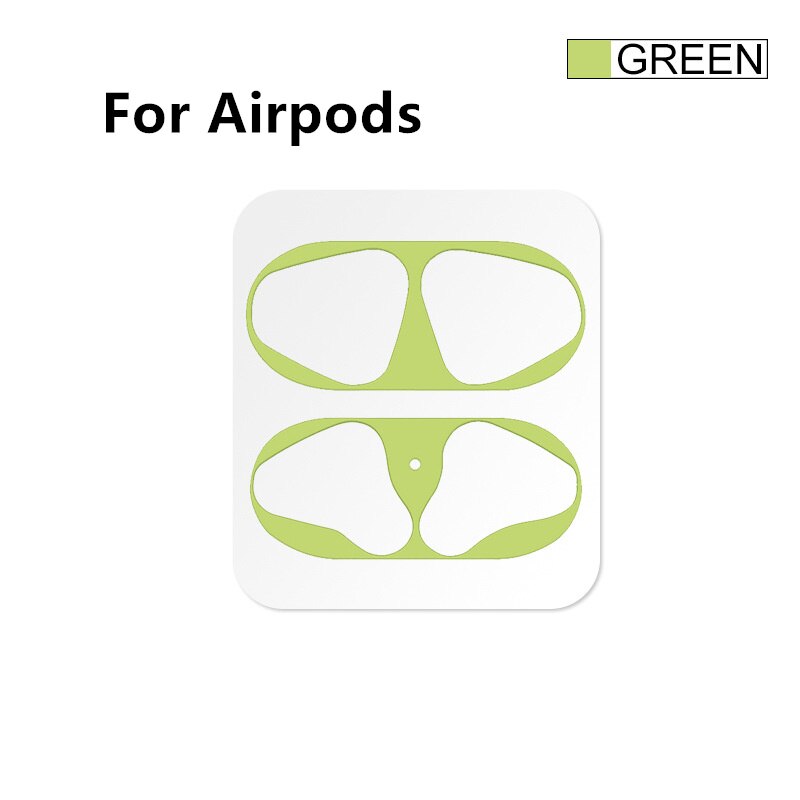 Dust Guard Voor Apple Airpods 1 2 Bluetooth Oortelefoon Metalen Voor Airpods1 Air Pods 2 Draadloze Hoofdtelefoon Opladen Box Stofdicht case