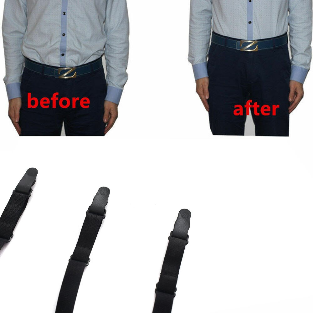 Bandjes Sok Antislip Klemmen Been Bretels Verstelbare Elastische Shirt Houders Mannen Shirt Blijft Garters 2 Stks/set