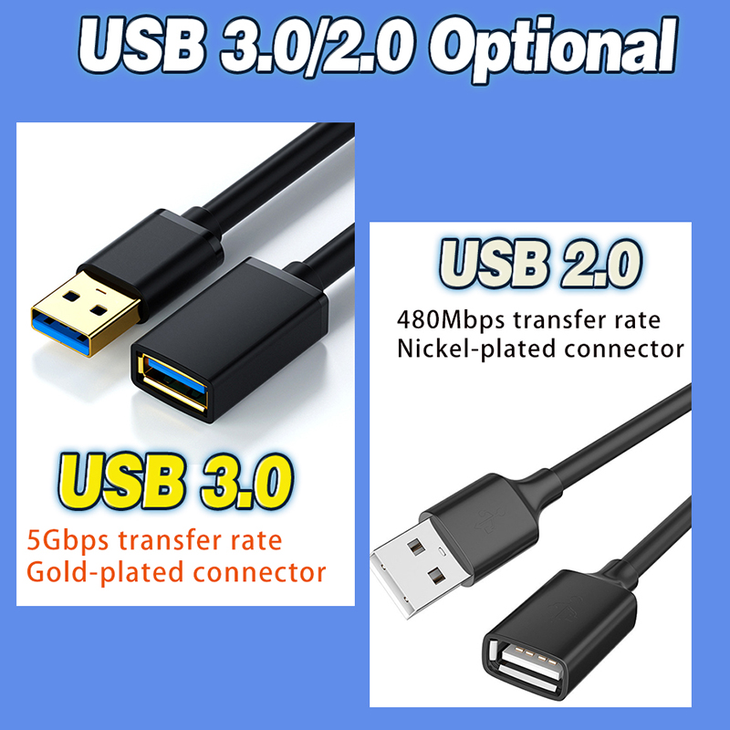 USB 3.0 Extension Cable Male To Female Fast Transfer Data Cable for PC TV Car DVR Hard Disk USB 3.0 2.0 Extender Cord Cable
