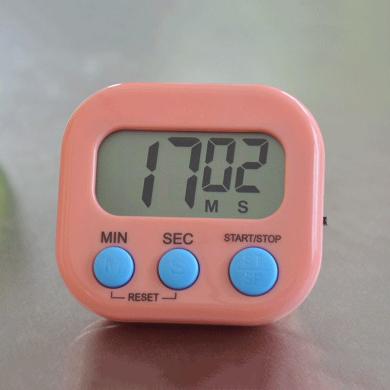 LCD Mini Kitchen Digital Magnetic Manual Electronic Countdown Timer Stopwatch Alarm with Cooking Sleep Shower Study Gadget Tools: Cooker Timer