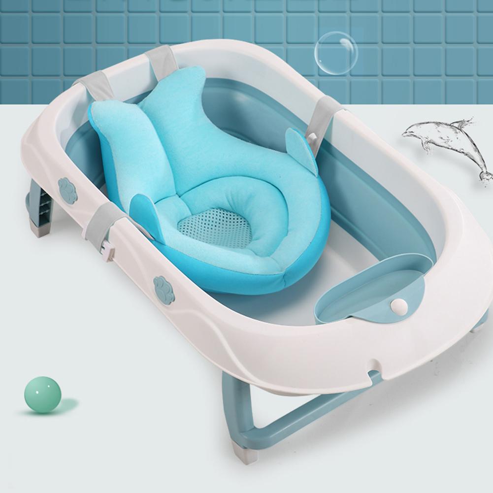 Infant Baby Bath Pad Non-Slip Bathtub Mat for Newborn Baby Shower Safety Seat
