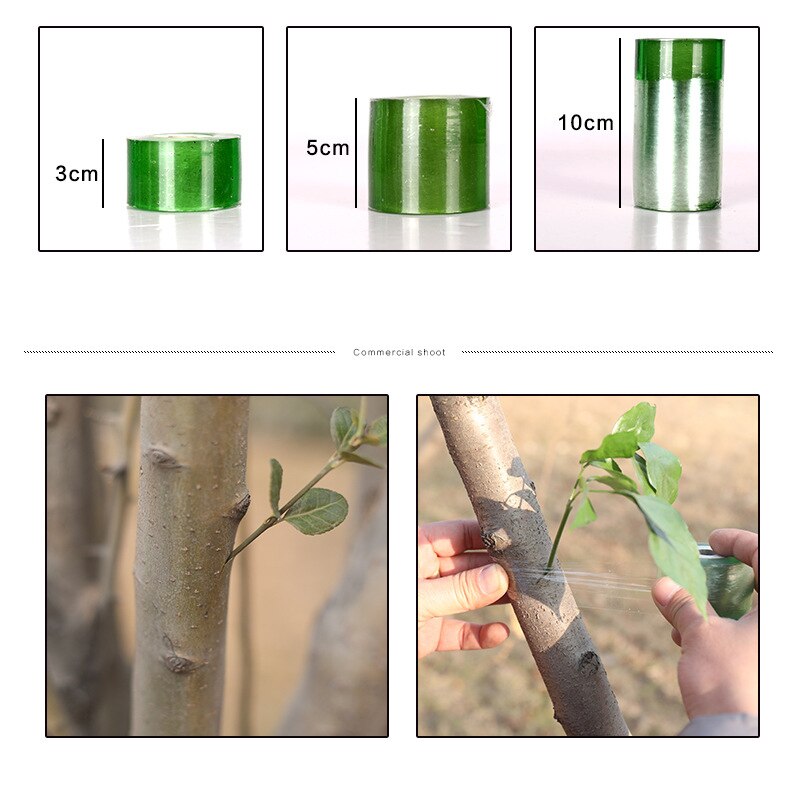 Grafting Tape Nursery Stretchable Gardening Tape Fruit Tree Grafting Tool Garden Bind Ribbon 3cm/5cm/6cm/8cm/10cm