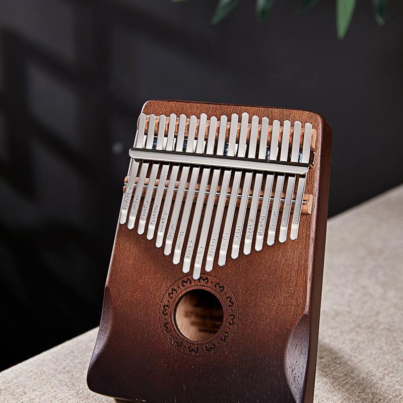 17 Key Mahogany Thumb Piano Mbira Musical Instrument Africa Finger Piano Machine Instrumento Musical Instrument For Kids