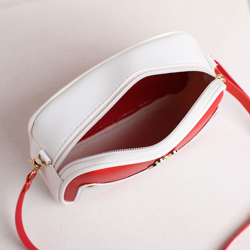 25# Women Shoulder Bags Summer Koreansolid Color Large Capacity Leather Wild Shoulder Bag Messenger Bag