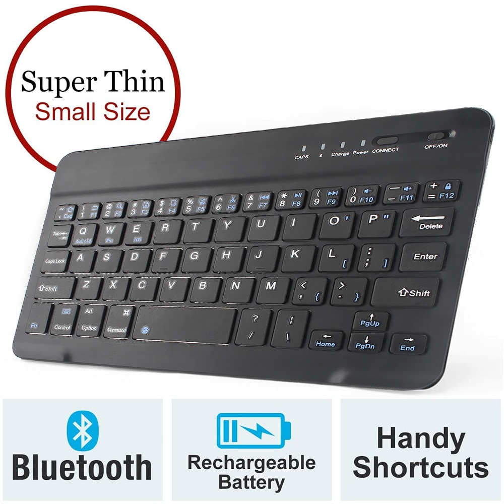 Bluetooth Keyboard Mini Wireless Keyboards Compatible With IOS Windows Rechargeable Keyboard for Mac ipad Phone Tablet Android