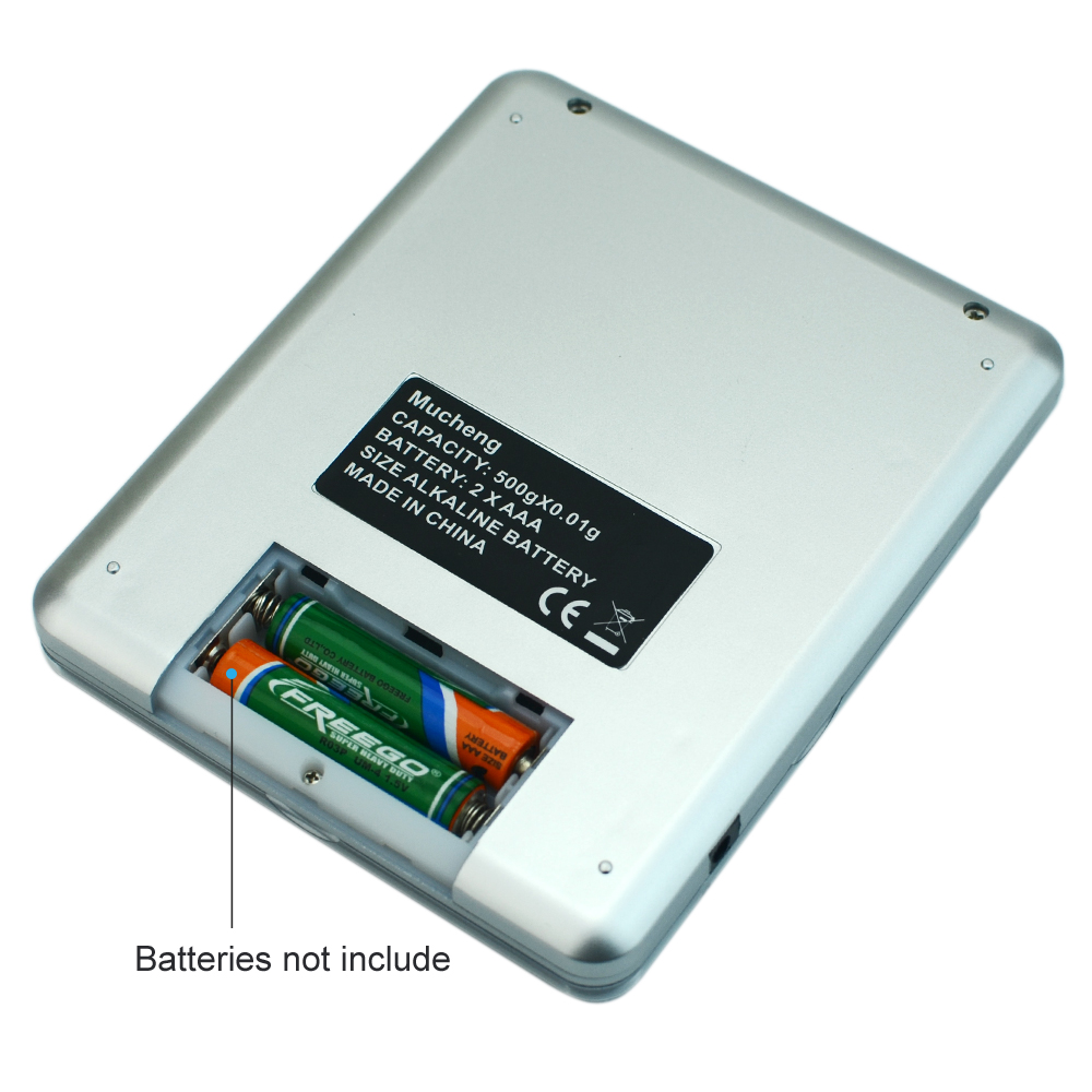 Stainless steel Digital Kitchen Scale 500g/0.01g High Accurate Food Baking Scale Electric Balance Bench weight scale gold