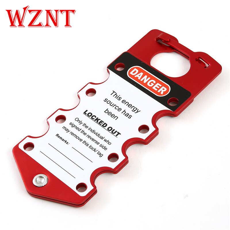 Aluminum joint buckle lock HASP Write on Labeled Group Aluminum Lockout Hasp aluminium Hasp Lock Safety hasp Lockout