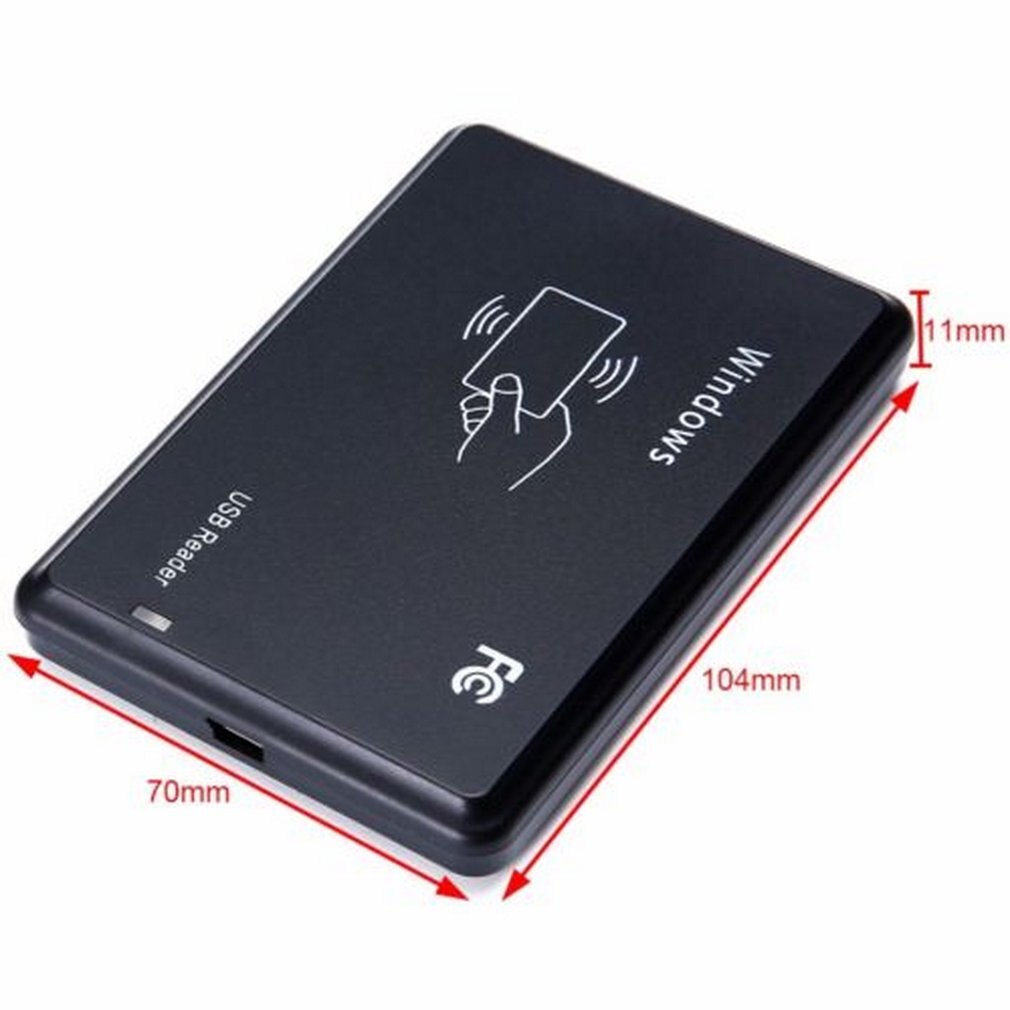 Ultra Thin Compact Size 125kHz USB RFID Contactless Proximity Sensor Smart non-contact ID Card Reader