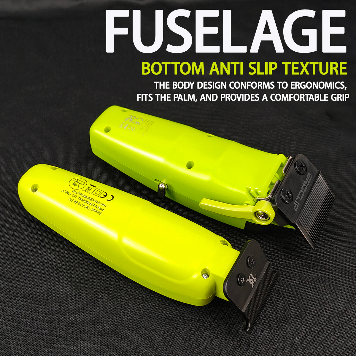 BRDCLIP 106 DK078 Professioneller Haarschneider 7500 U/min 7200 U/min Elektrischer Akku-Trimmer DLC-Klinge mit Ladestation Herrenfriseur