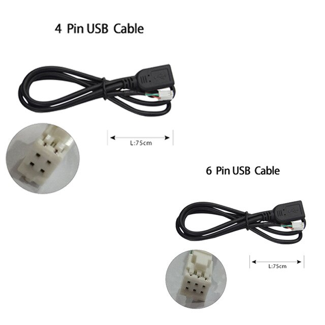 6/10/15/20M Video Cable For Car Rear View Camera Universal RCA For Connecting Reverse Camera With Car Multimedia Monitor: USB cable