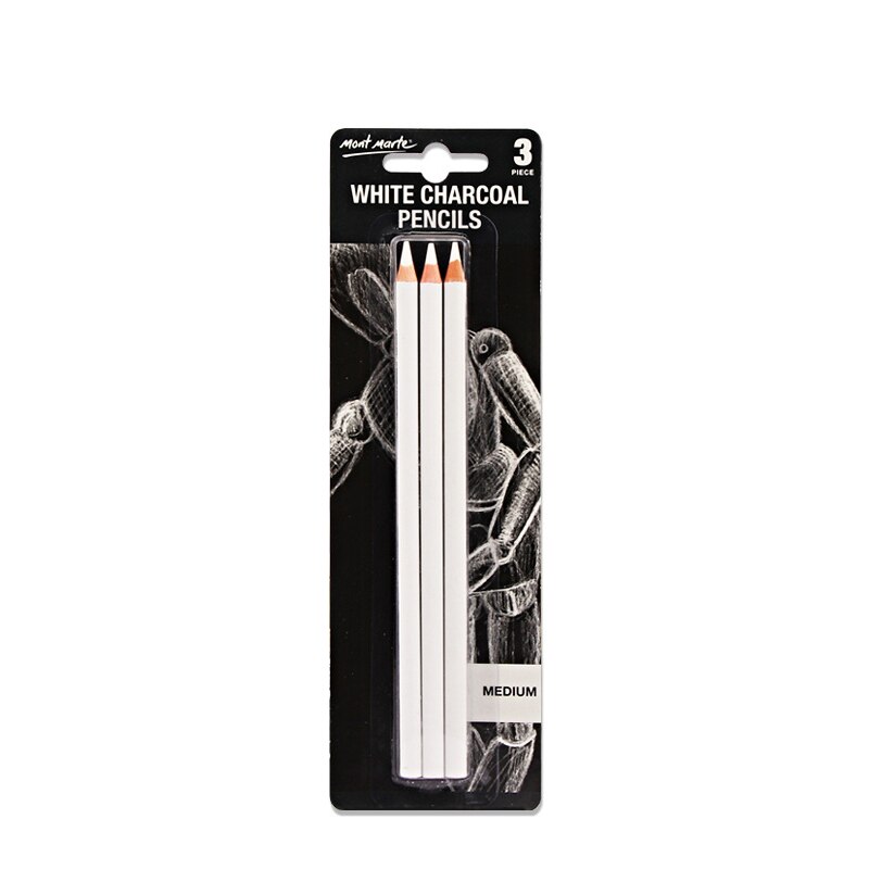 Crayon à charbon à reflets blancs, ensemble de crayons de dessin, pour croquis, peinture artistique, fournitures de papeterie: Default Title