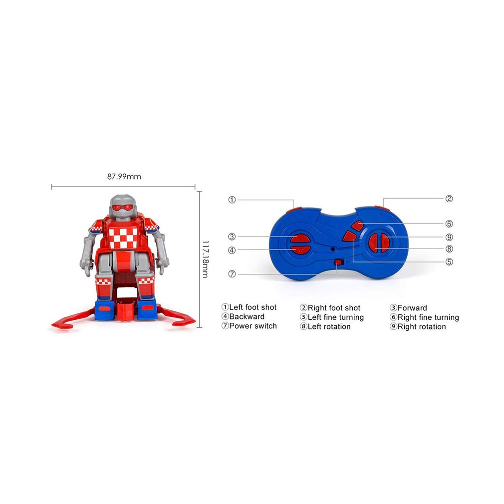 Battle Football Robot 2.4G Remote Control Multiplayer Robots Parent-child Interactive Games Electric Toys JT8911