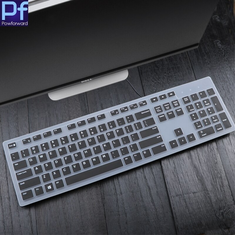 Pour Dell Inspiron Aio Kb216 Kb216P Kb216T KM636 tout-en-un Pc de bureau étanche à la poussière protecteur peau clavier couverture