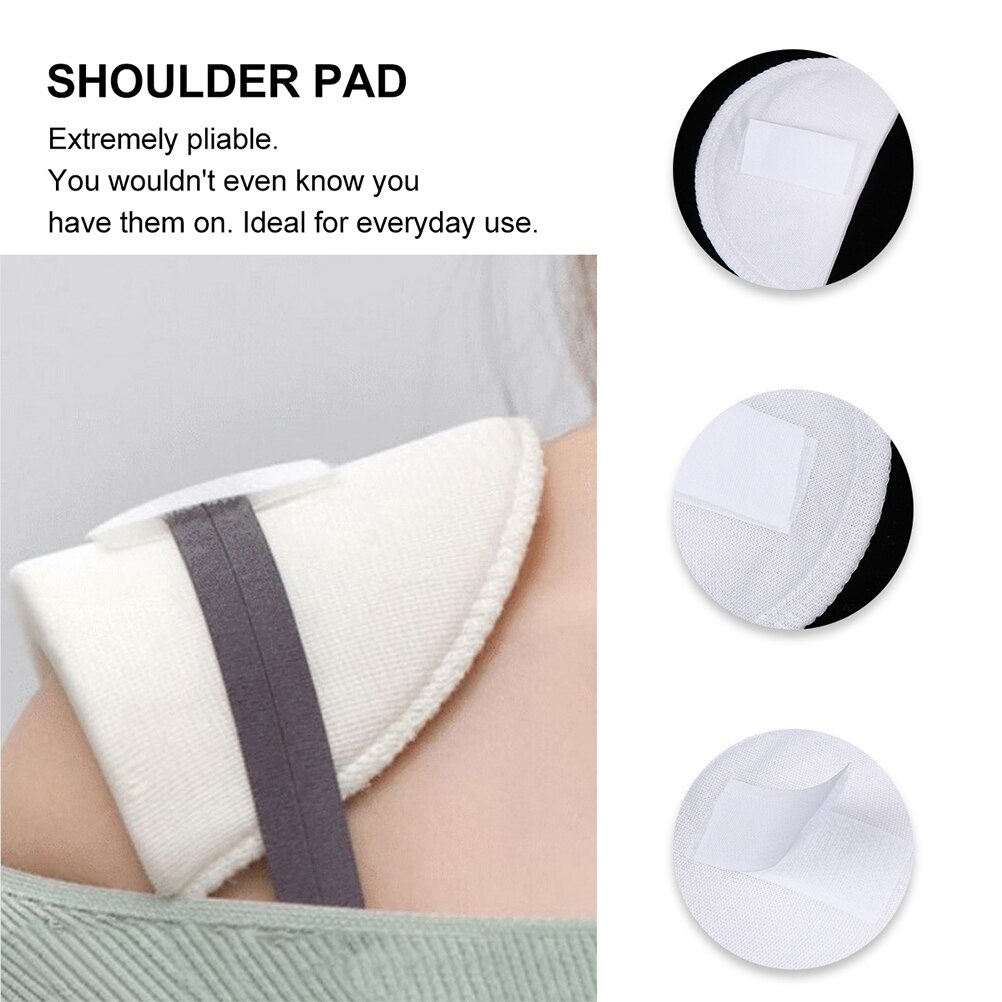 2 Pairs Shoulder Pads Sponge Shoulder Cushions Self-adhesive Shoulder Protectors