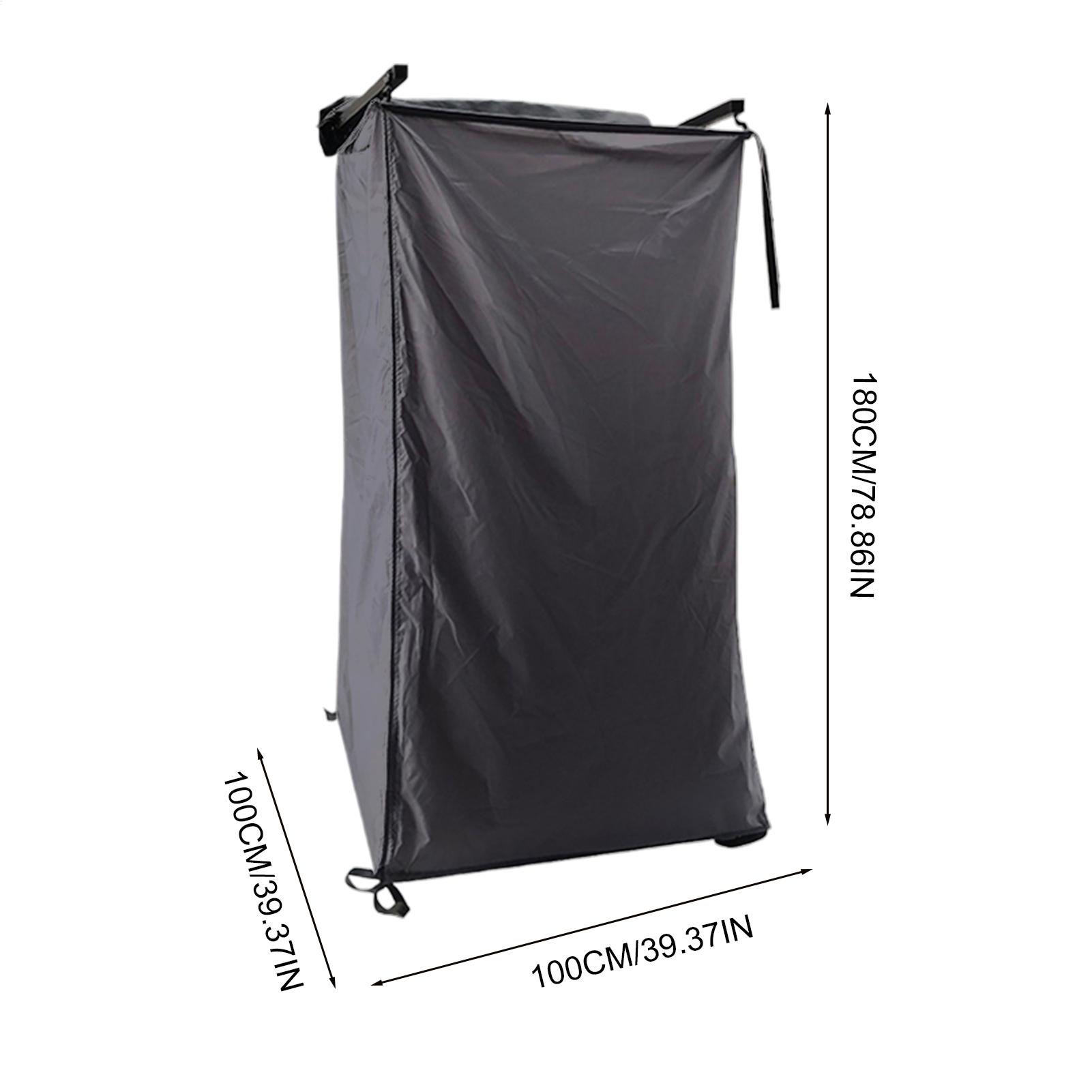 Utendørs dusjtelt til bil, campingvogn, privatlivsly, bærbart garderoberom, egnet til tilhenger, lastebil