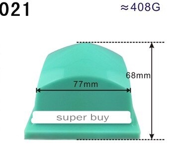 Siliconen rubber pad hoofd voor tampondrukmachine 77x77mm houten basis