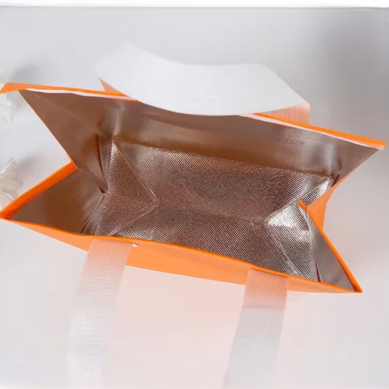 50 Uds. Bolsas de embalaje de alimentos de , bolsa aislante autoadhesiva de múltiples especificaciones, bolsa de papel de aluminio portátil impermeable laminada