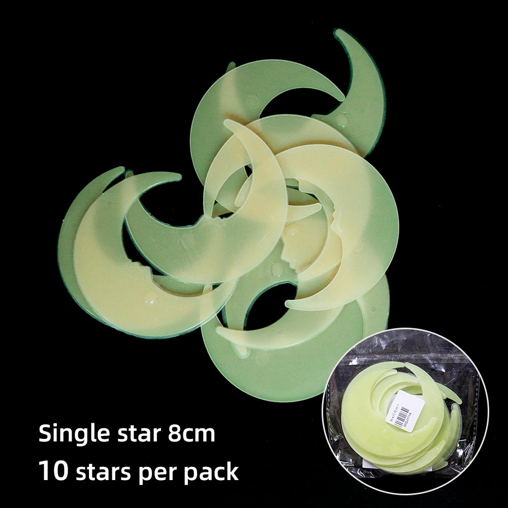 Wall Sticker Christmas Year Window Sticker Snowflake Star Luminous Sticker Children's Room Family Outdoor Glass Decoration: A