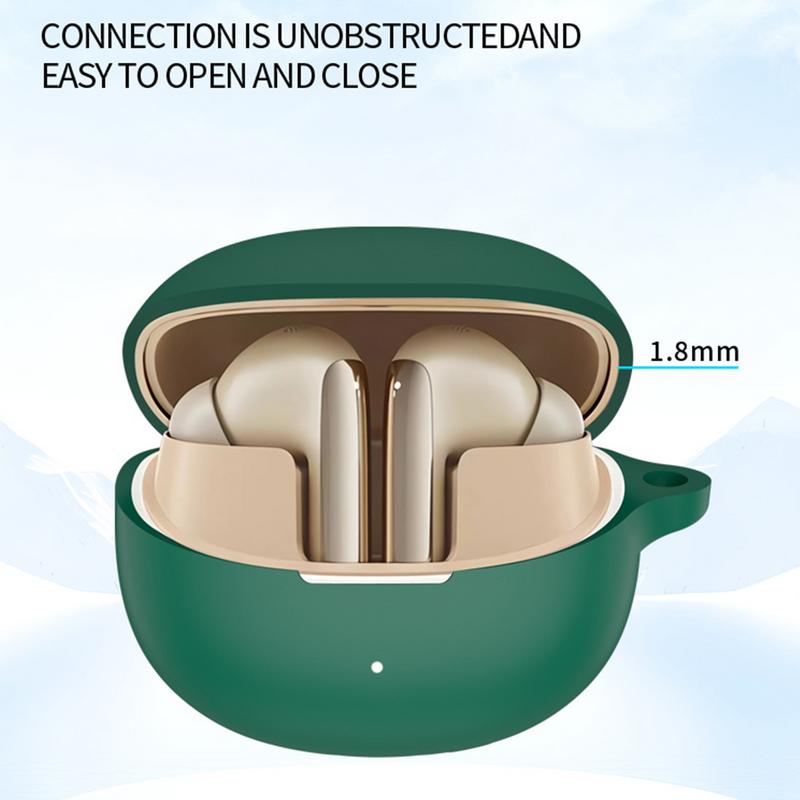 Soft TPU Case For QCY Melobuds Pro Anti Dustproof Earphone Charging Case Protective Shell Silicone Scratch-Resistant
