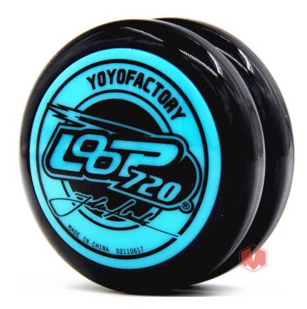 YYF loop 720 YOYO per giocattoli yo-yo professionali 2A per bambini: black blue