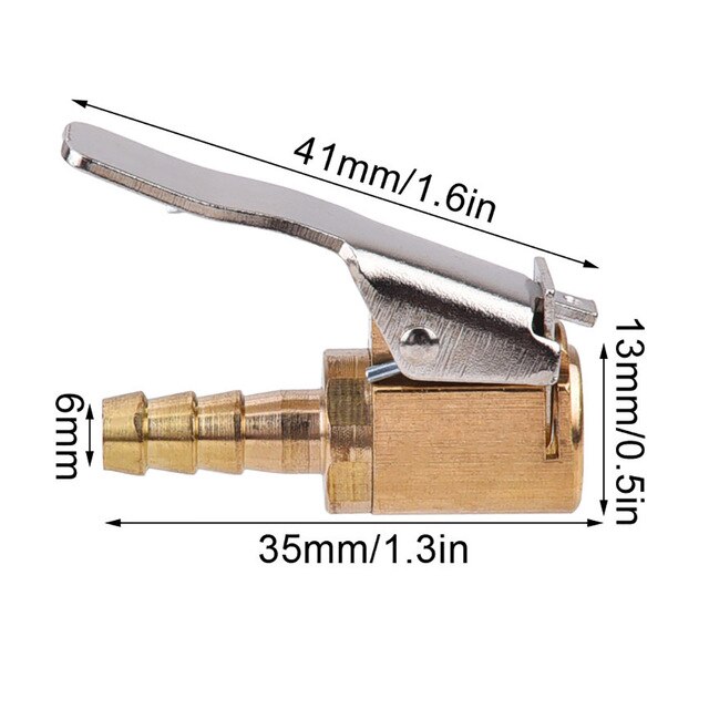 Handpiece on the wheel pump hose, fitting adapter, quick release pump handpiece, pump clamp nozzle: 1-type 6mm