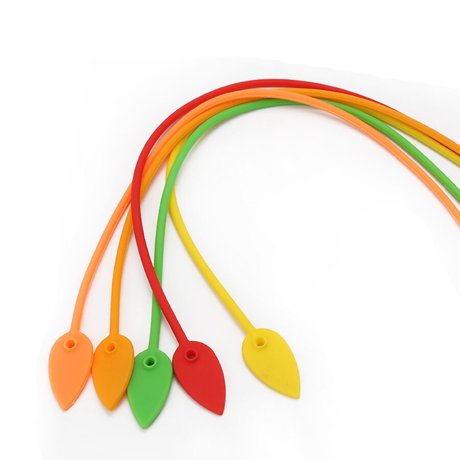 10 stk madpose klips silikone taske binder kabelstyring lynlås binde twist all-purpose multi-use taske klip brød slips madsparer