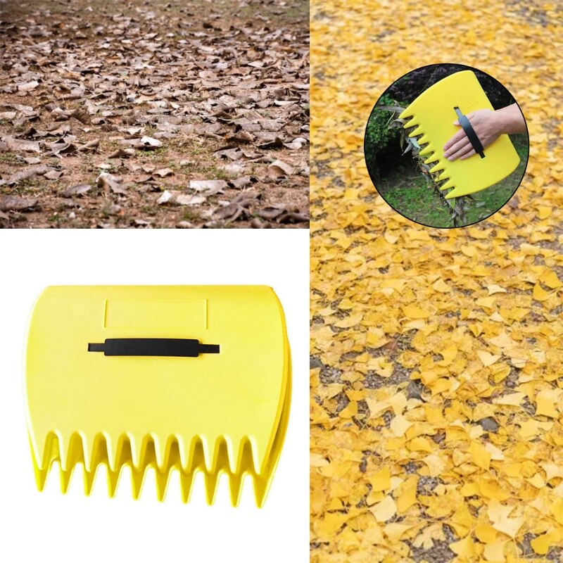 Garden Yard Leaf Scoops Leaf Collector Grabs Grass Grabbers Leaves Pick Up Hand Rakes for Garden Leaf Rubbish