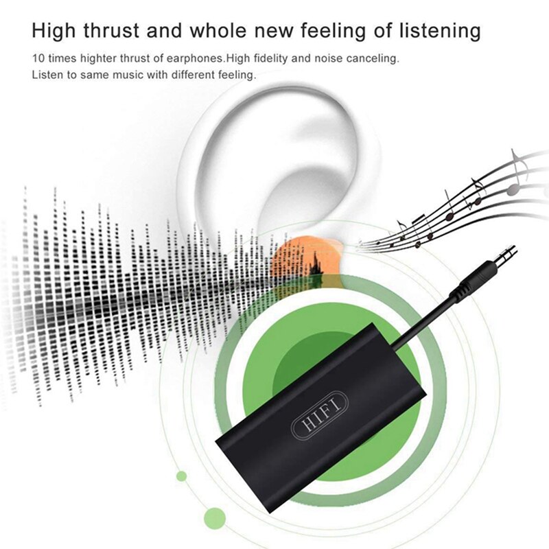 HiFi Headphone Amplifier Portable Stereo Headphone AMP Rechargeable O Amplifier 3.5mm