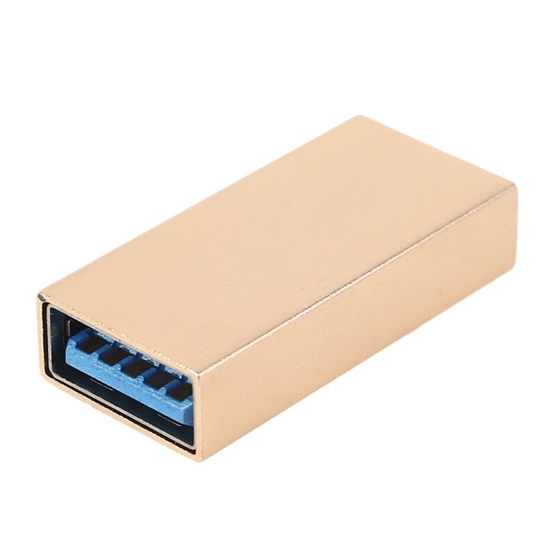 Usb 3.0 -liitin naaras-naarassovitin kullattu supernopea usb 3.0 -liitin jatkeliitäntämuunnin: Kulta-