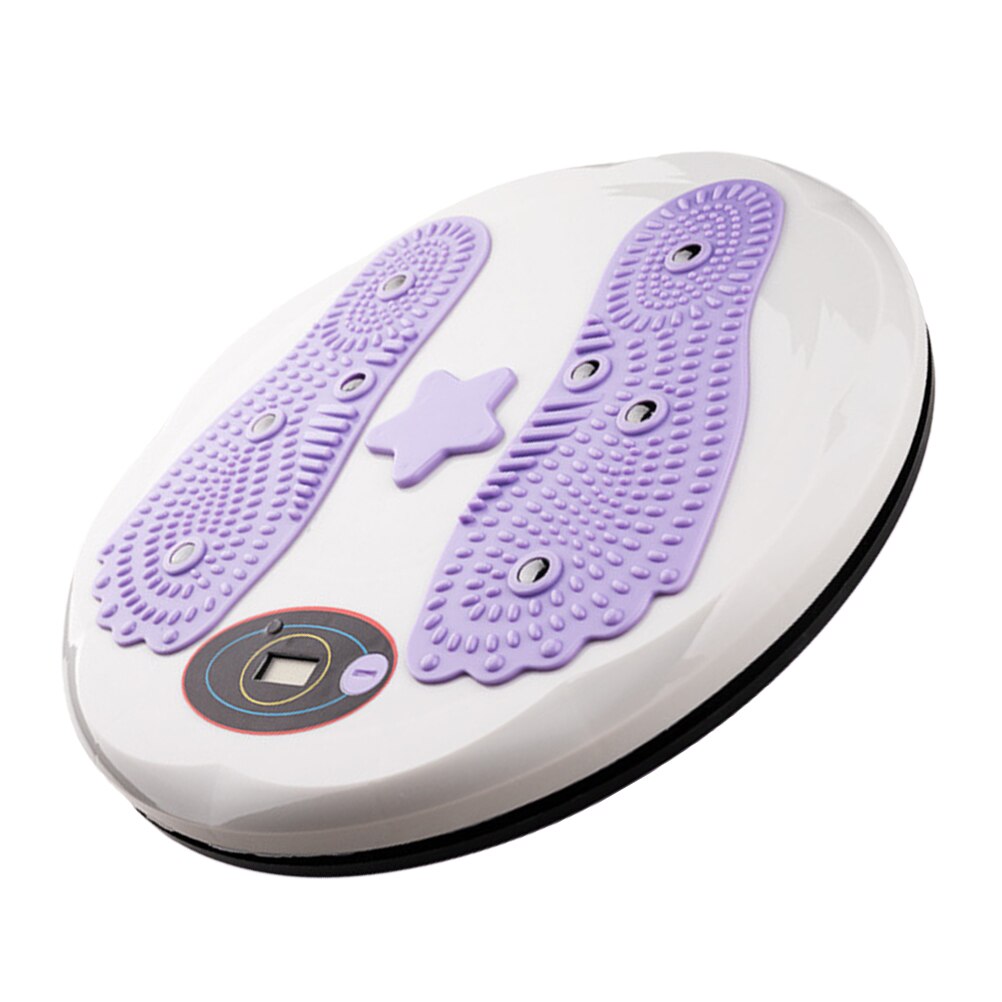 1pc Thin Waist Device Counting Style Twisting Waist Disc Fitness Equipment (Violet)