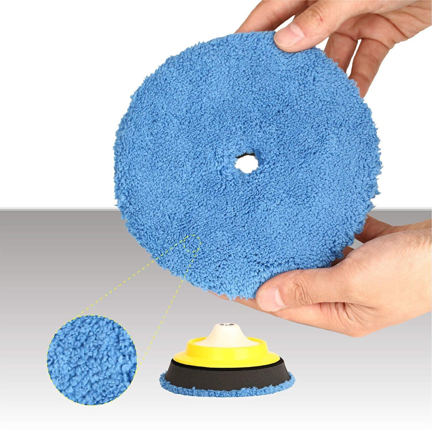 Disc Polijsten Pads Mutsen Automotive Tools Detaillering Pluche Microfiber