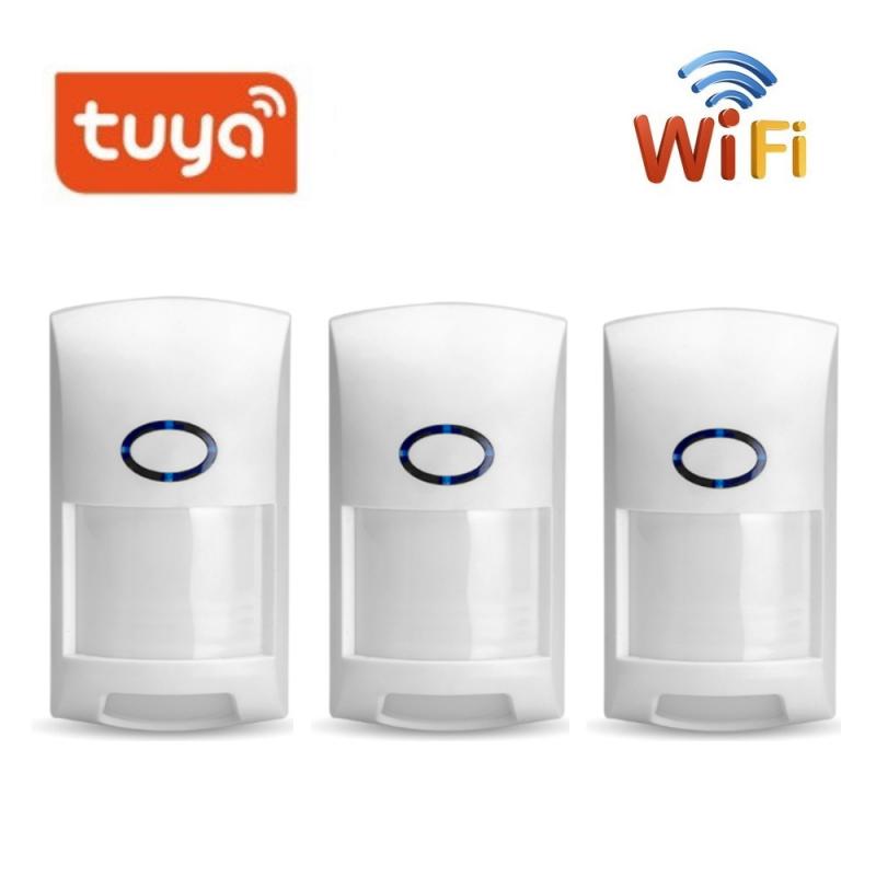 Tuya Smart PIR Motion Sensor Infrared Detector Security Burglar Alarm Indoor Home Security Smart Home Smart Human Body Sensors: 3pcs