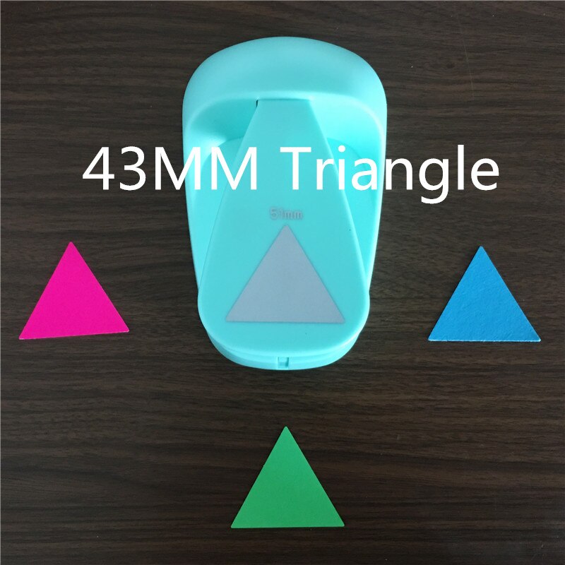 Poinçons de bricolage à géométrie, bateau gratuit de 43MM en forme de Triangle économise le papier électrique/eva poinçon d'artisanat