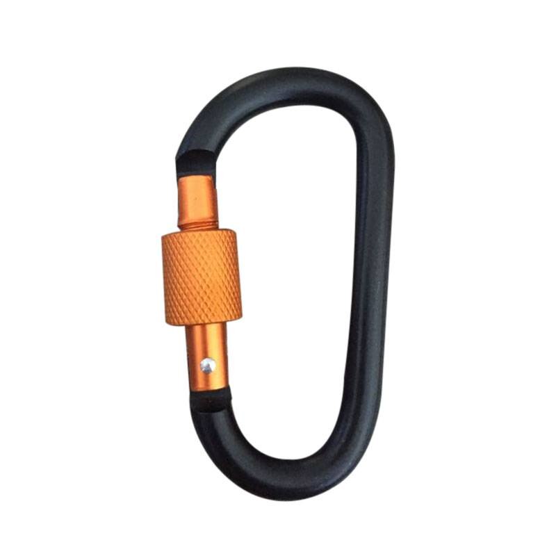 Aluminum Carabiner D-Ring Key Chain Clip Camping Keyring Snap Hook Outdoor Travel Kit: BO