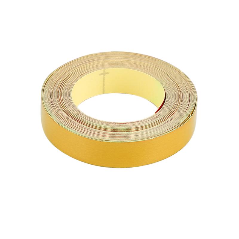 Strips Motorcycle Stickers Wheel Car Reflective Tire Rim Tape Bicycle Motorbike Auto Decals For Honda KTM YAMAHA Suzuki Kawasaki: Yellow