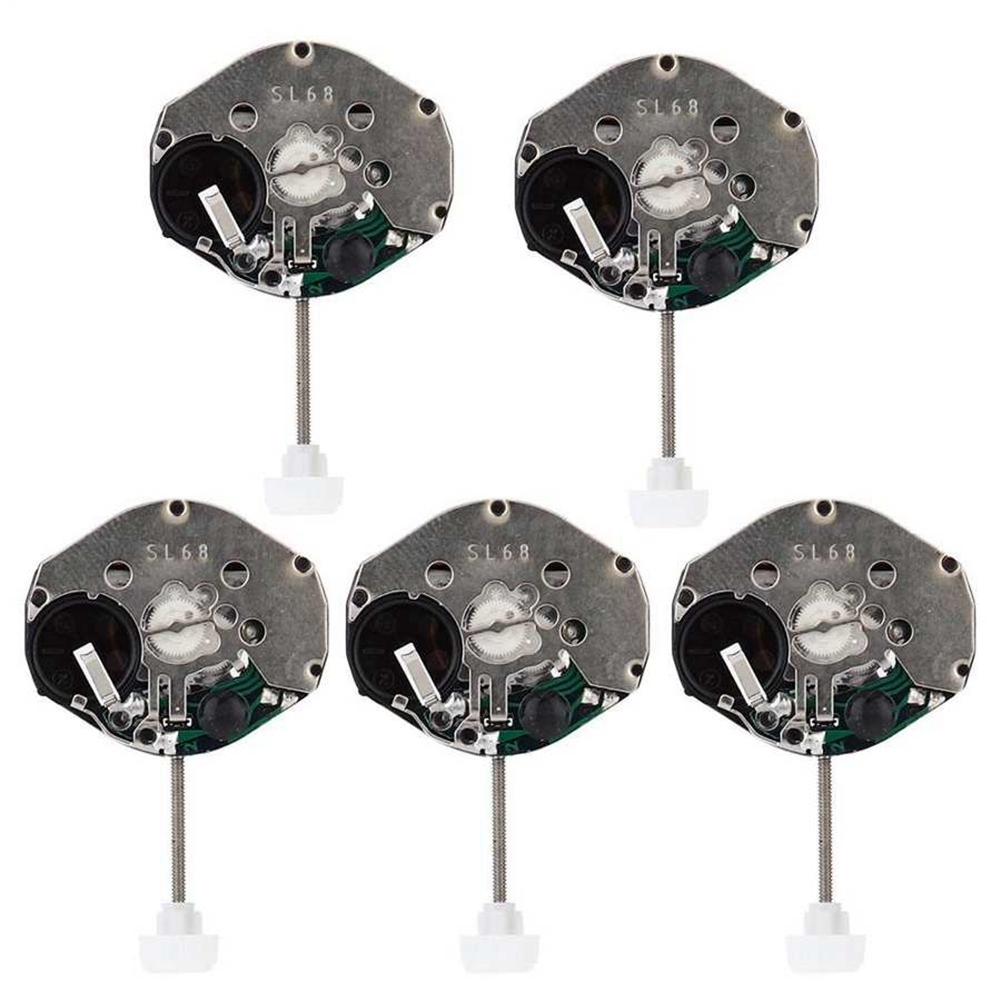 5 Stuks Sl68 Quartz Horloge Uurwerk Vervanging Voor Horlogemaker Reparatie Gereedschap Accessoire Horloge Onderdelen